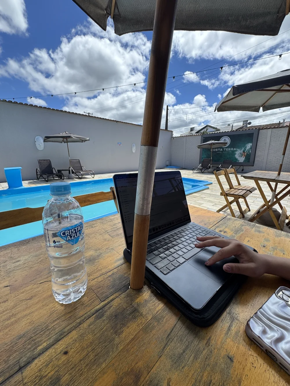 Nosso notebook na rotina de trabalho durante a viagem