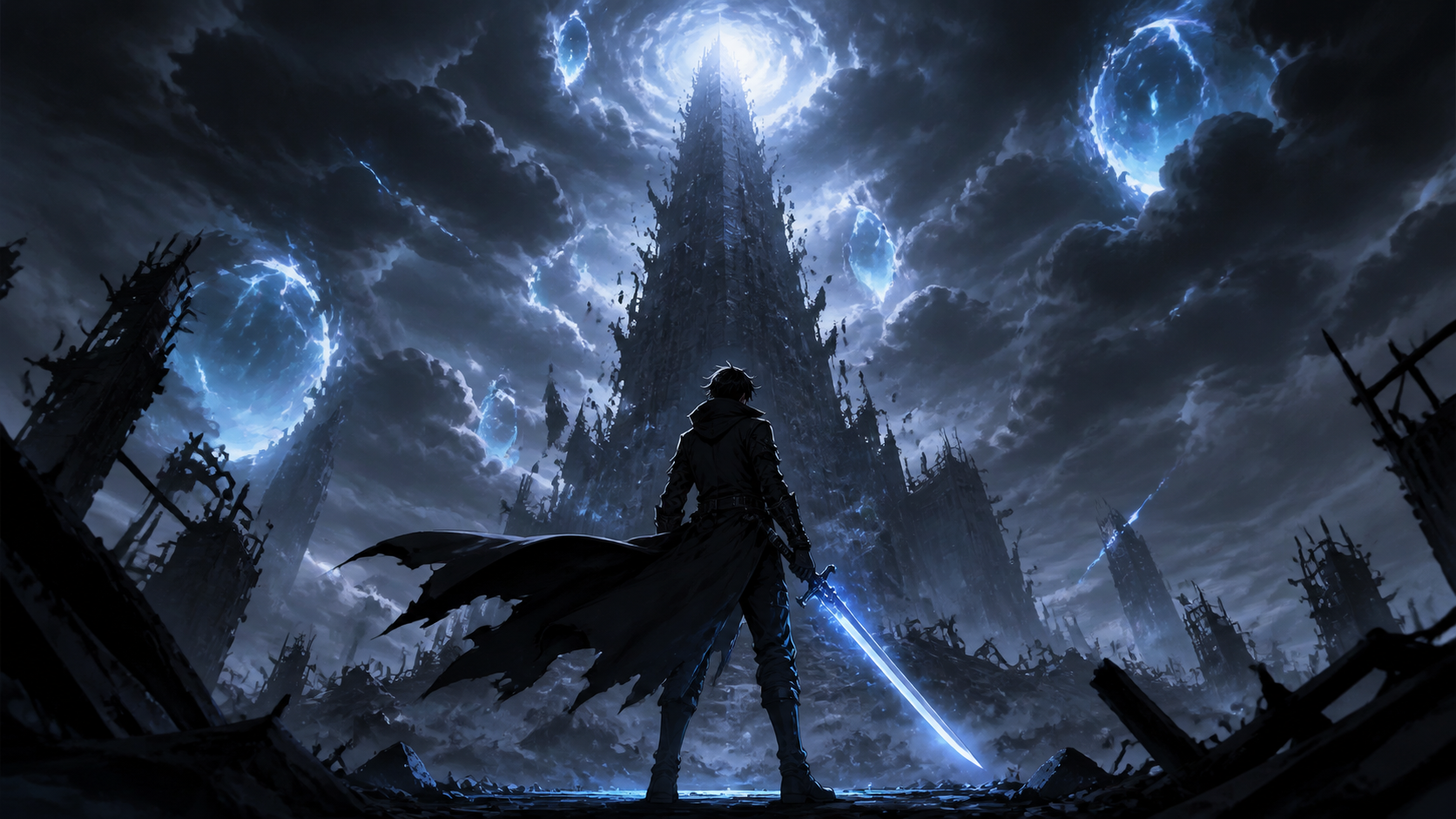 Arte oficial de The World After The Fall com atmosfera escura, energia intensa e composição dramática.