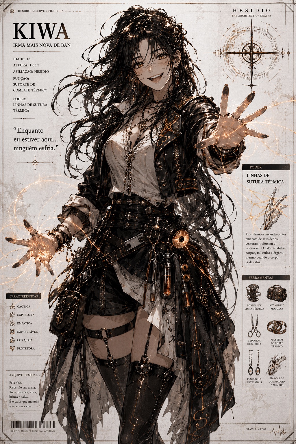 Dossiê visual oficial de Kiwa em HESIDIO