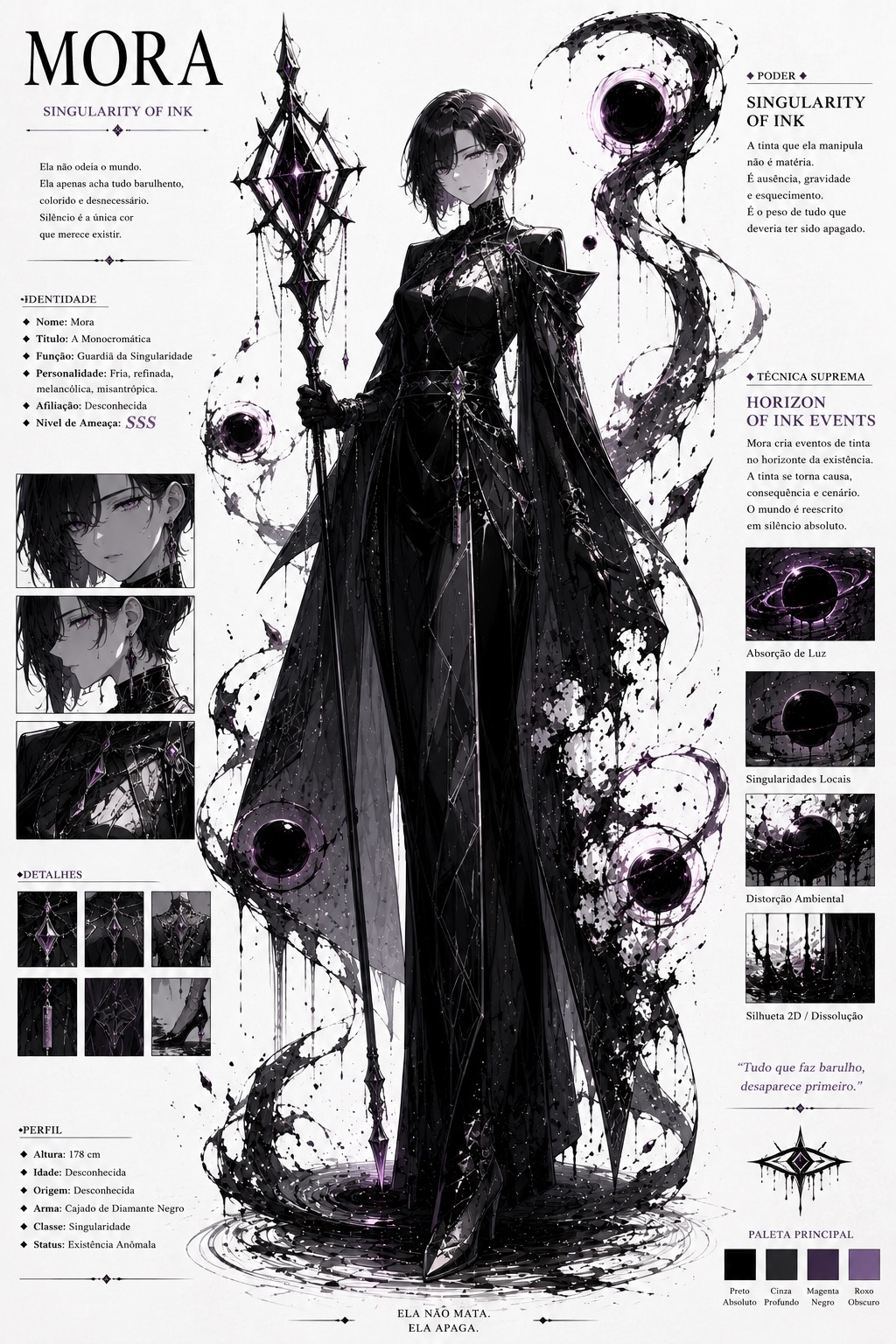 Dossiê visual oficial de Mora em HESIDIO